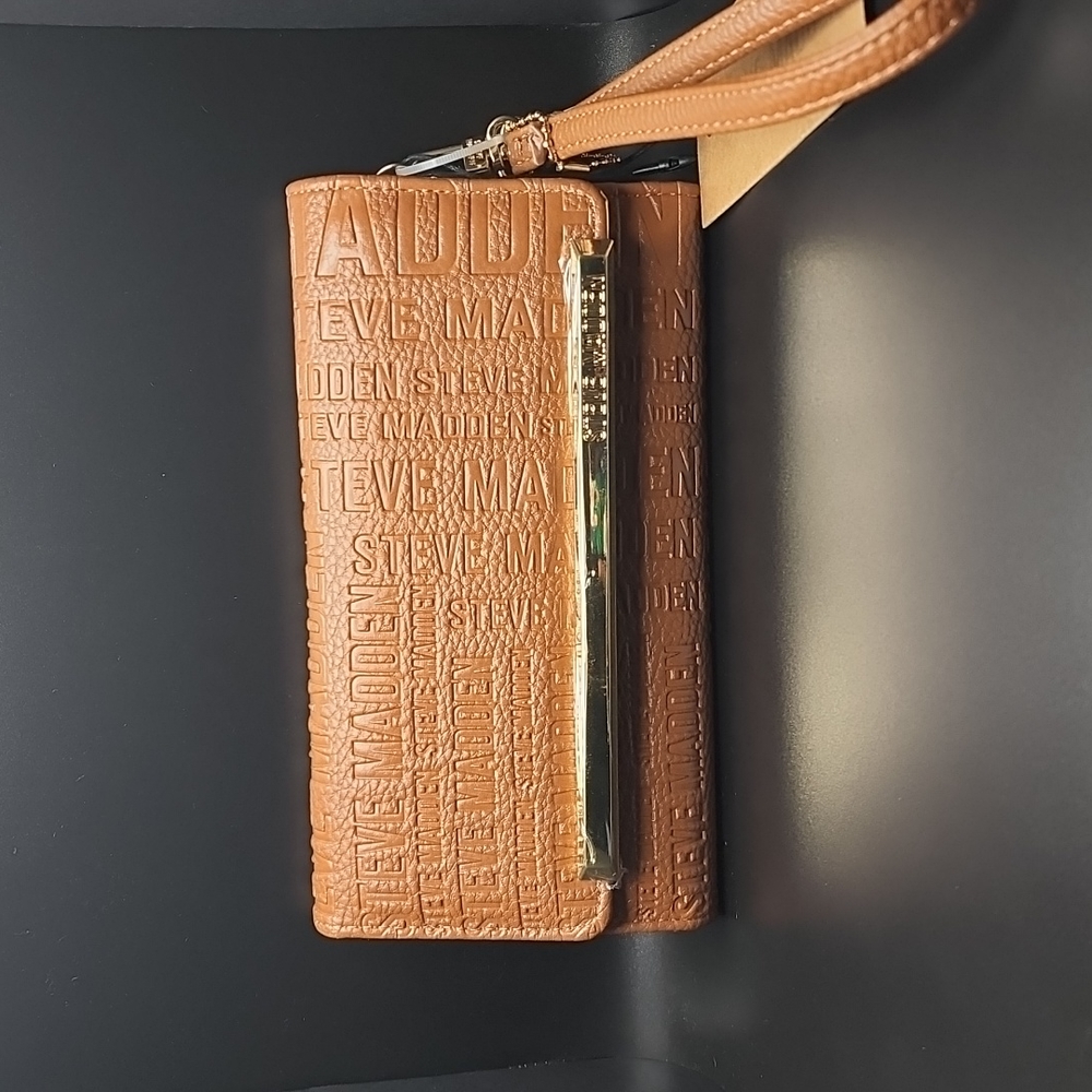 Steve Madden LogoBar Trifold Clutch